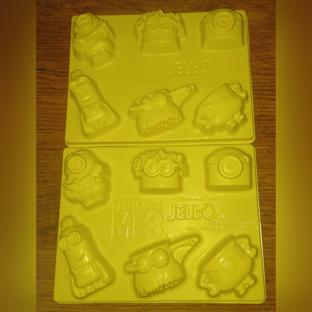 Despicable Me 3 jello molds Minions